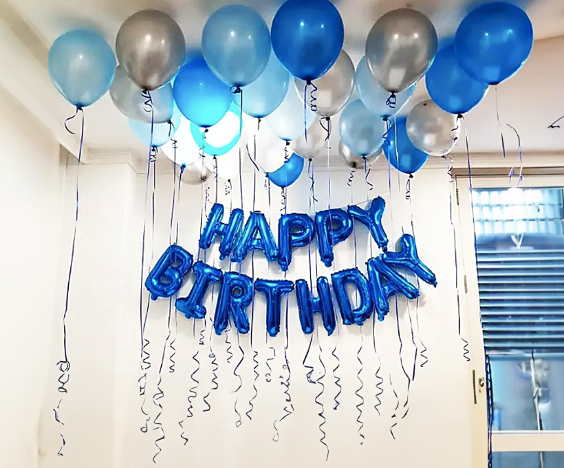 Blissful in Blue Birthday Decor - Most Loved Homes