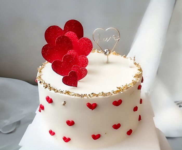 Enchanting Hearts Cake Enchanting Hearts Cake