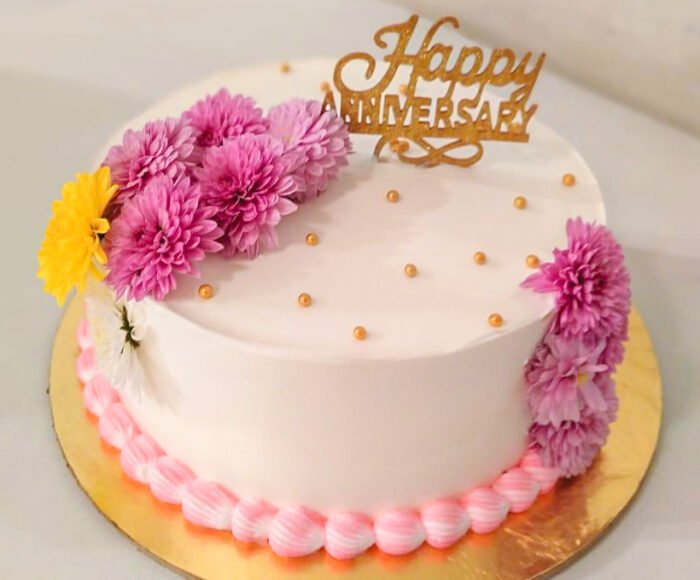 Pretty in White Anniversary Cake Pretty in White Anniversary Cake